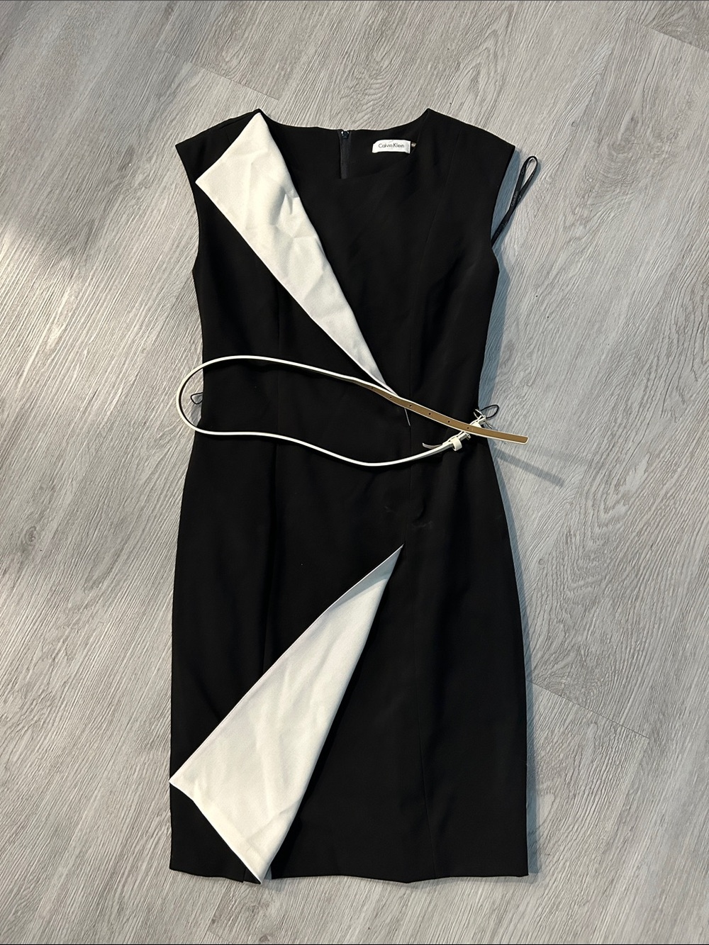 Calvin Klein Black Crew Neck Dress